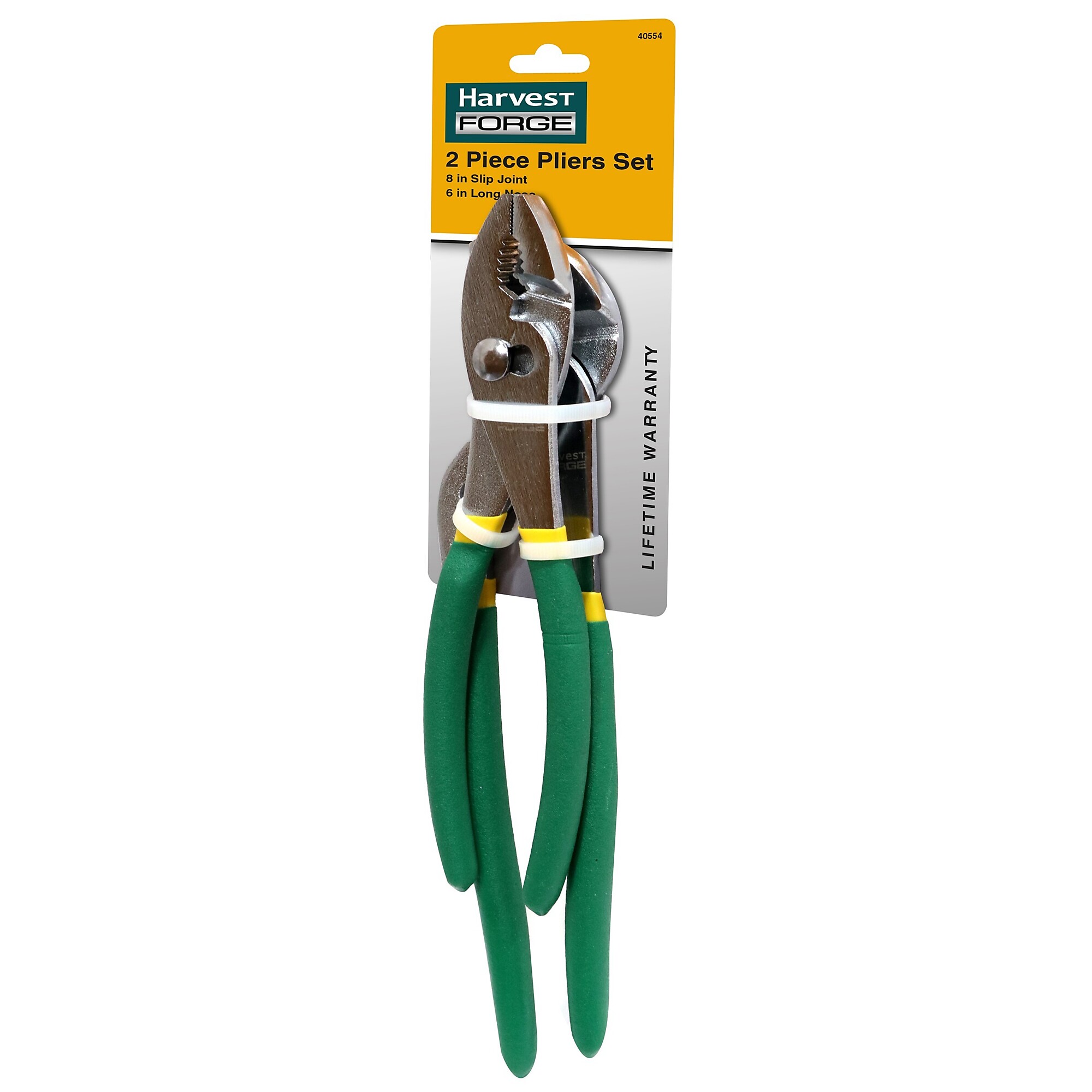 Harvest Forge,  2-piece Slip Joint and Long Nose Pliers, Model # 40554